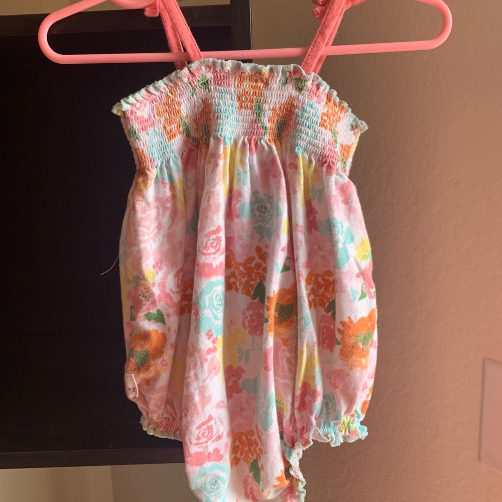 3-6 month baby girl one-piece